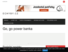 Tablet Screenshot of echyby.cz